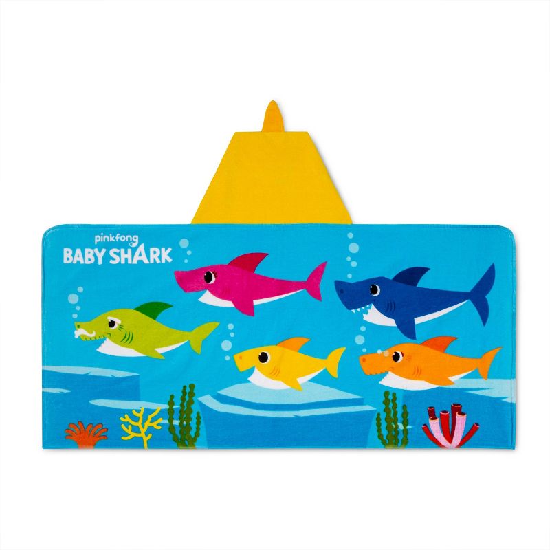 Baby Shark Fun Excursion Hooded Towel