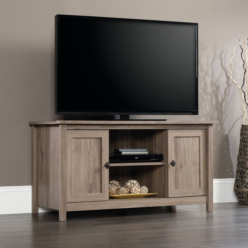 Rosemark 3 Door Media Credenza TV Stand for TVs up to 66" Gray - Treasure Trove Accents