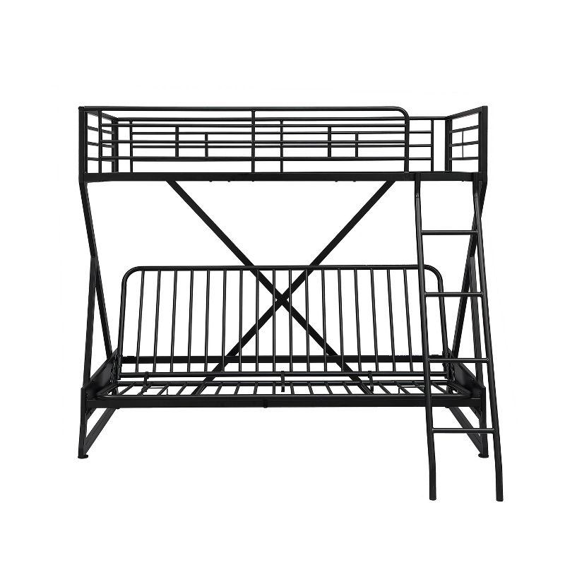 Conrad Futon Loft Bed Black - Powell Company