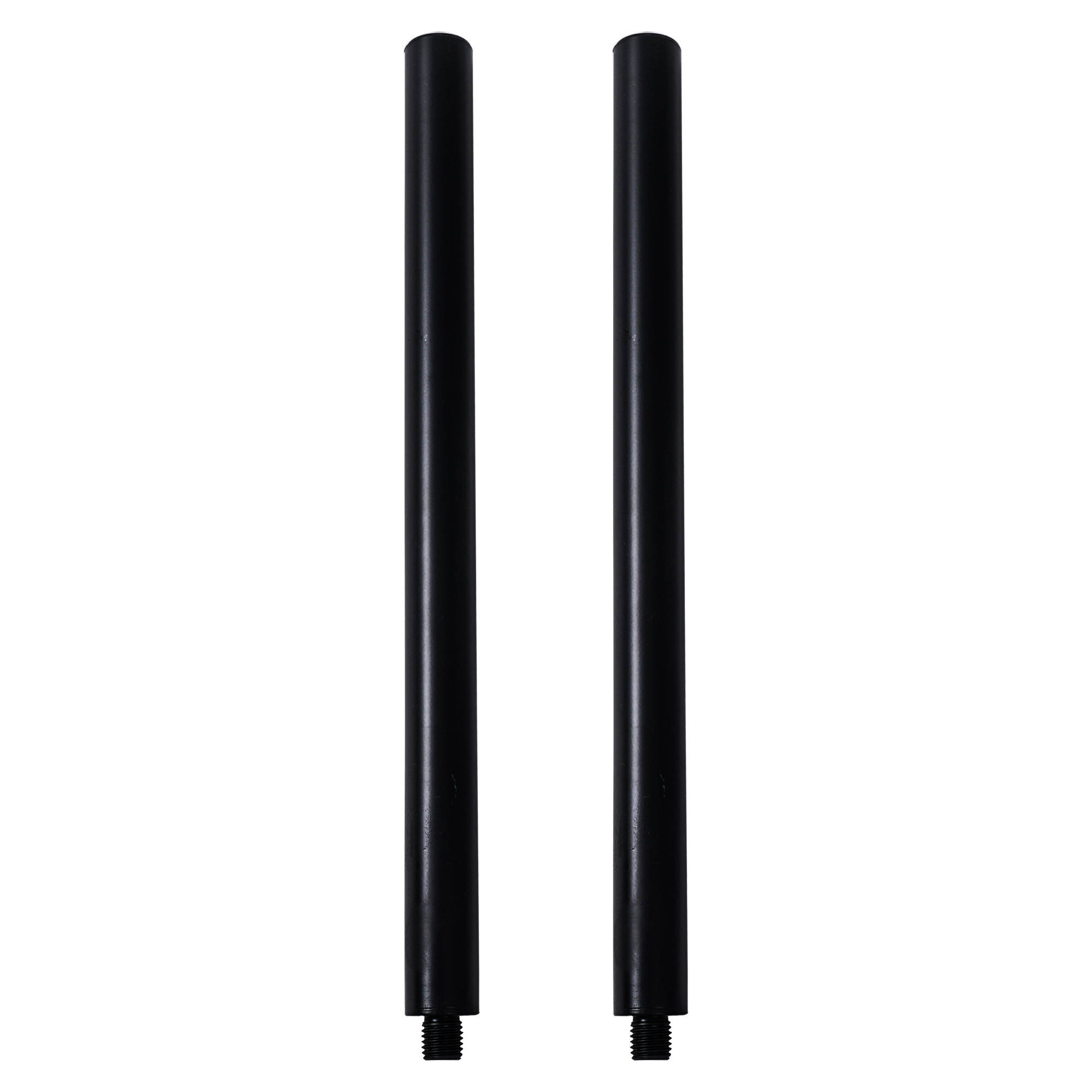Sound Town 2-Pack Subwoofer/Speaker Extender Poles, Fits M20 Threading, Black (STSD-M20B-PAIR)