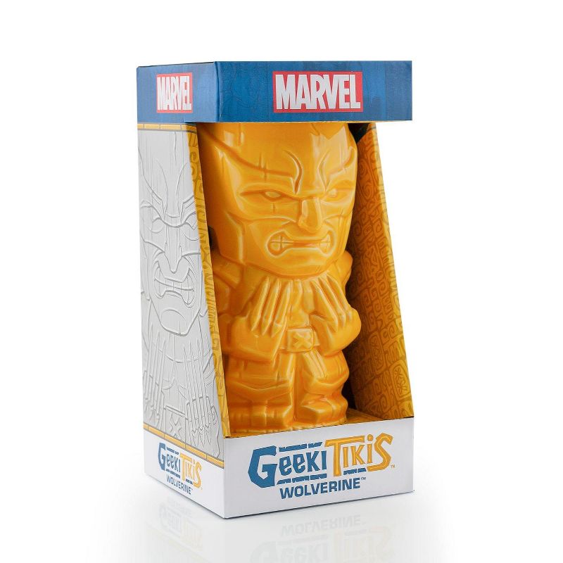Beeline Creative Geeki Tikis Marvel Wolverine Ceramic Mug | Holds 16 Ounces