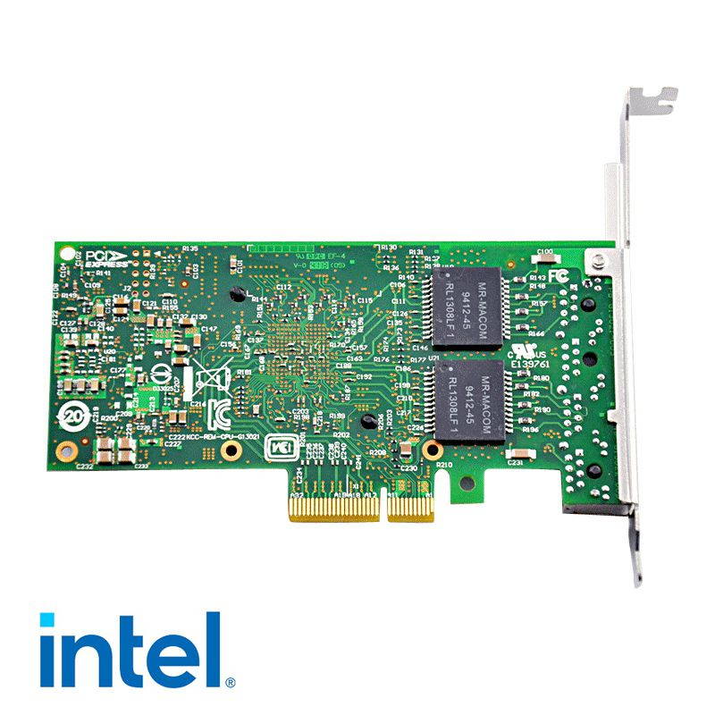 Intel I350AM4 Chipset I350-T4 PCI-E X4 Quad RJ-45 Ethernet Network Card Adapter Controller NIC 10/100/1000Mbps