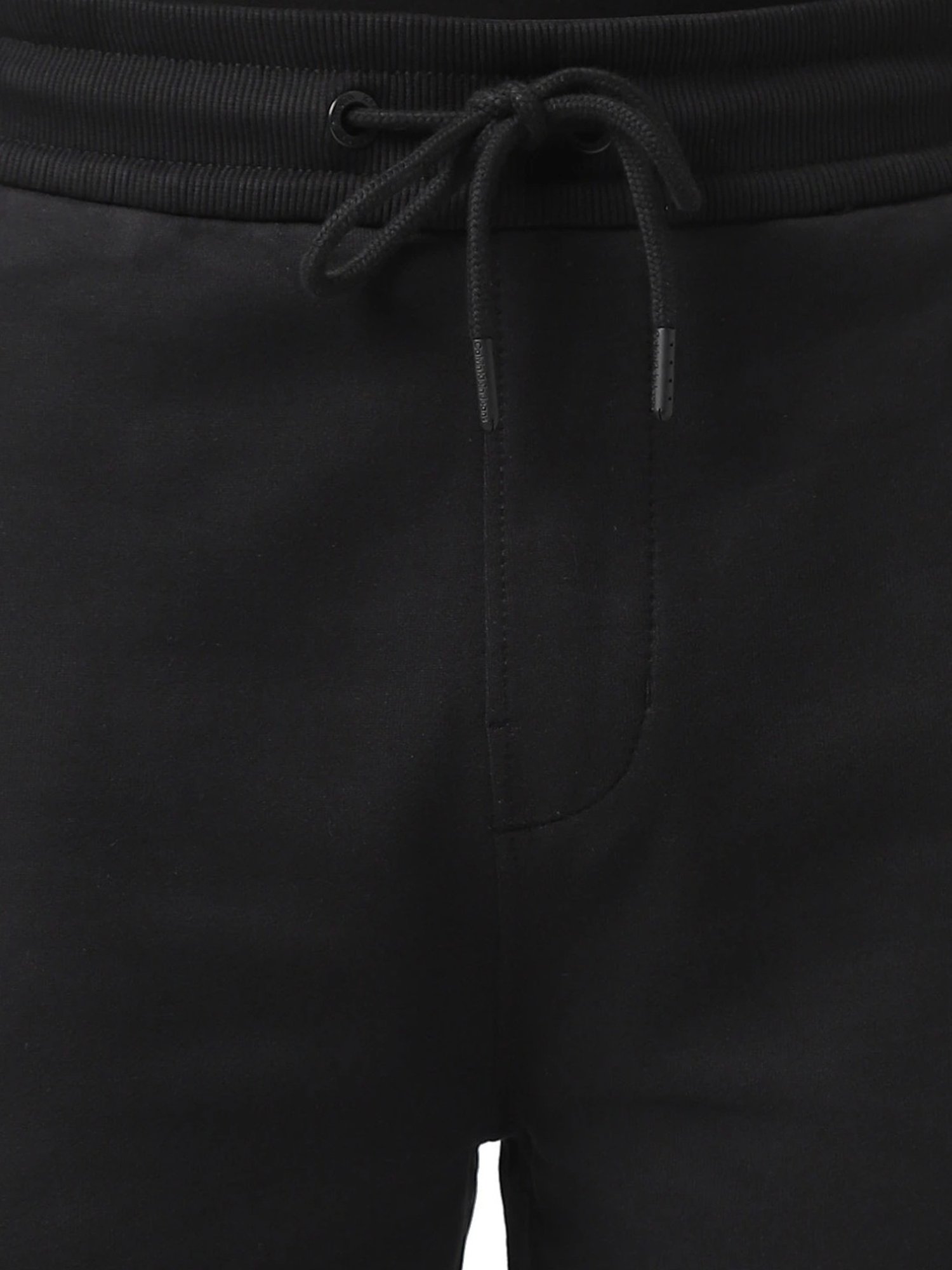 Parx Black Jogger Fit Joggers