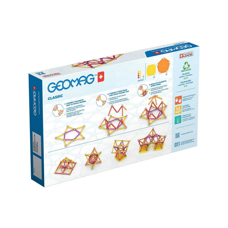 Geomag GREEN LINE Color Magnetic Building Set 93pc