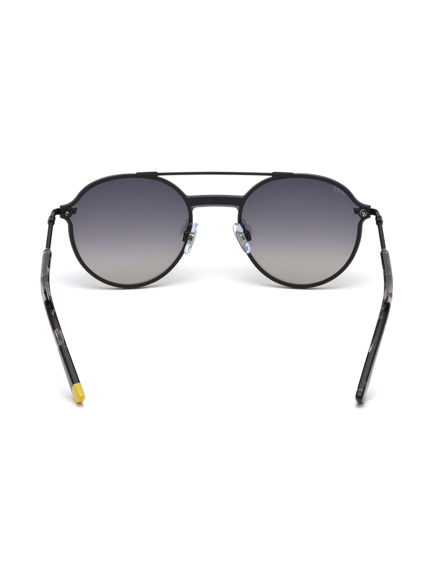 WEB EYEWEAR Grey Round Sunglasses Designed in Italy