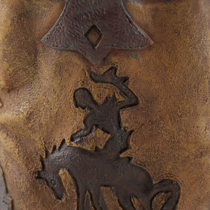 Set of 2 Indoor/Outdoor Polyresin Cowboy Boots Planter - Zings & Thingz