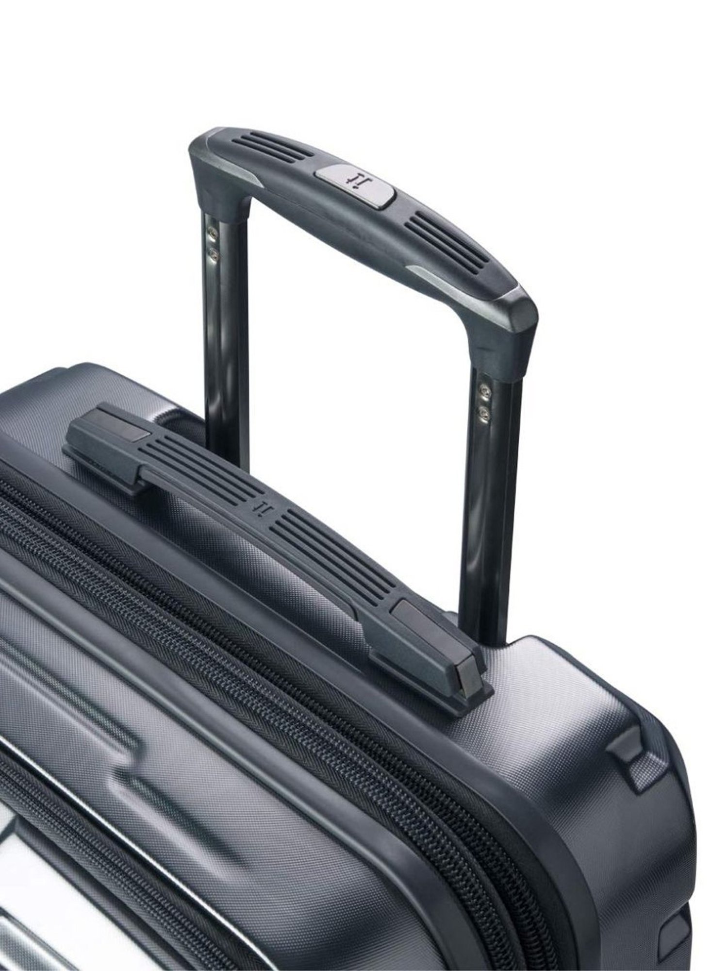 it luggage Prosperous Metalic Grey Medium-24 inches Expandable Hardsided Trolley Bag with TSA Lock