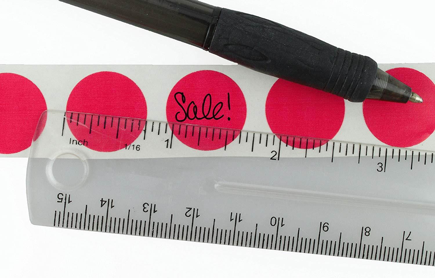 ChromaLabel 3/4 inch Color-Code Dot Labels | 1,000/Roll (Red)