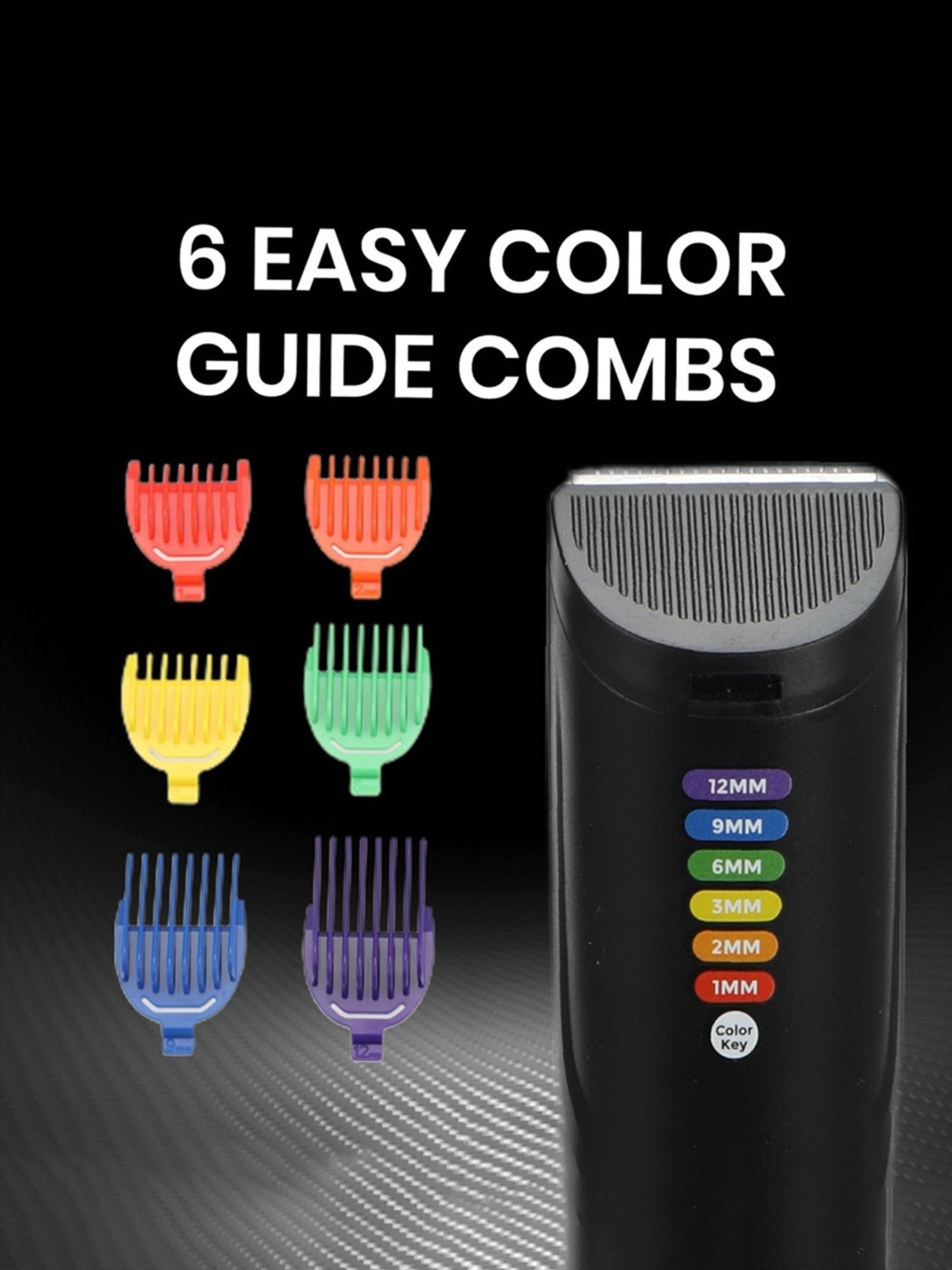 iGRiD IG4018 All Terrain Hair Trimmer with 90 Min Runtime Stainless Steel Blades (Black & Silver)