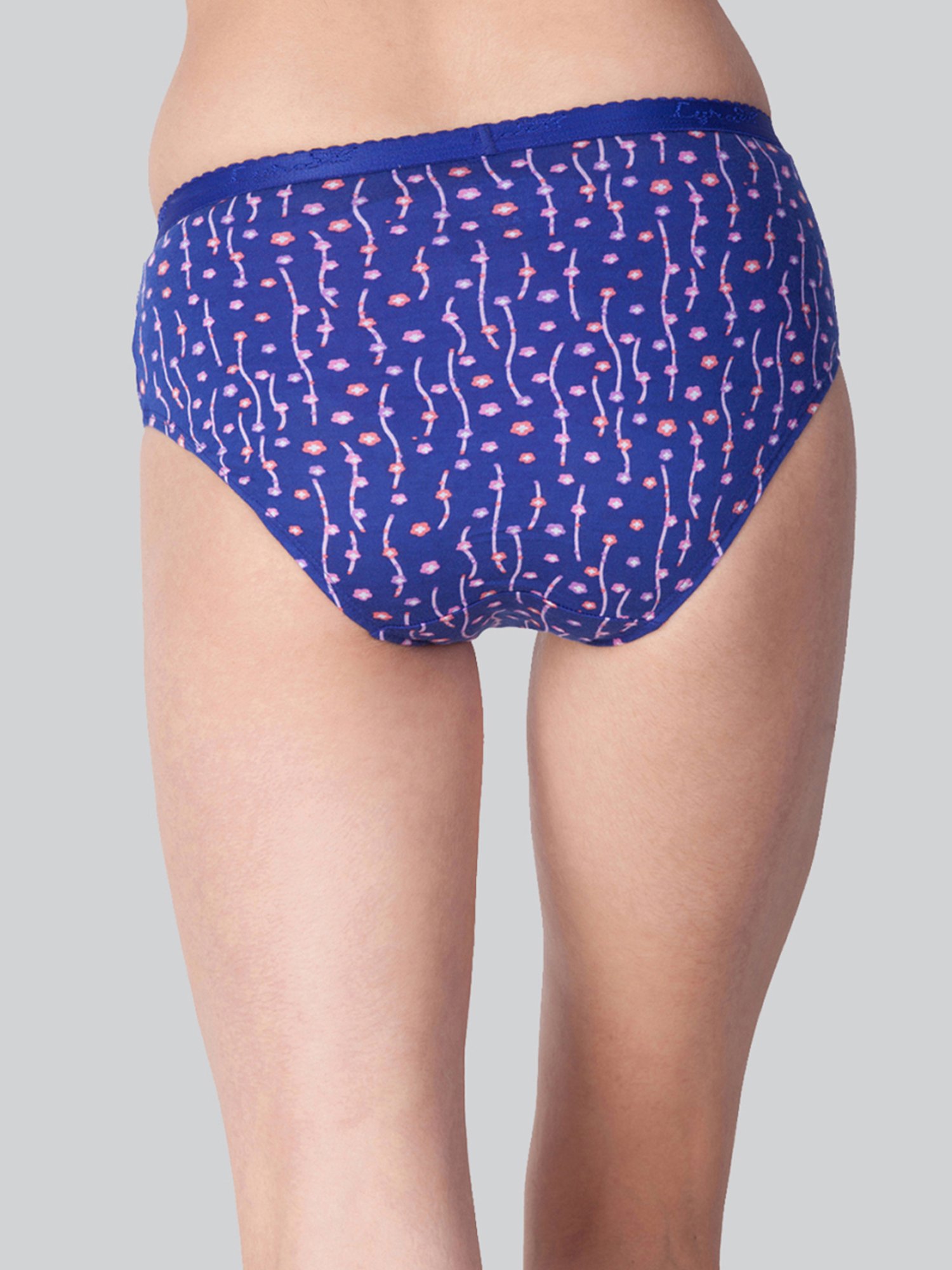 Lyra Assorted Color Cotton Printed Hipster Panties - Pack Of 9