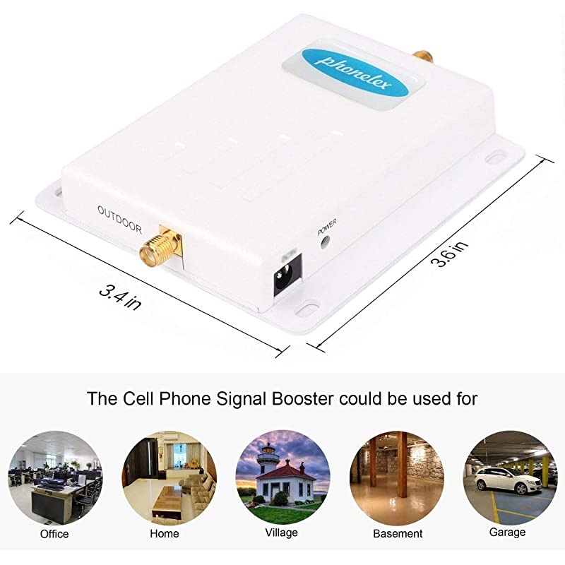 Cell Phone Signal Booster 4G LTE Cell Phone Booster Verzion Signal Booster Cell Signal Booster Signal Amplifier Cell Extender Band 13 Boost 4G Call and Data, Cover UP to 4000ft