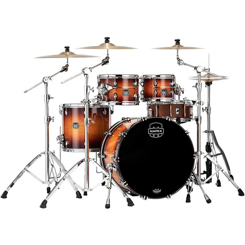 Mapex Saturn Evolution Classic Birch 4-Piece Shell Pack with 22 in. Bass Drum Exotic Sunburst