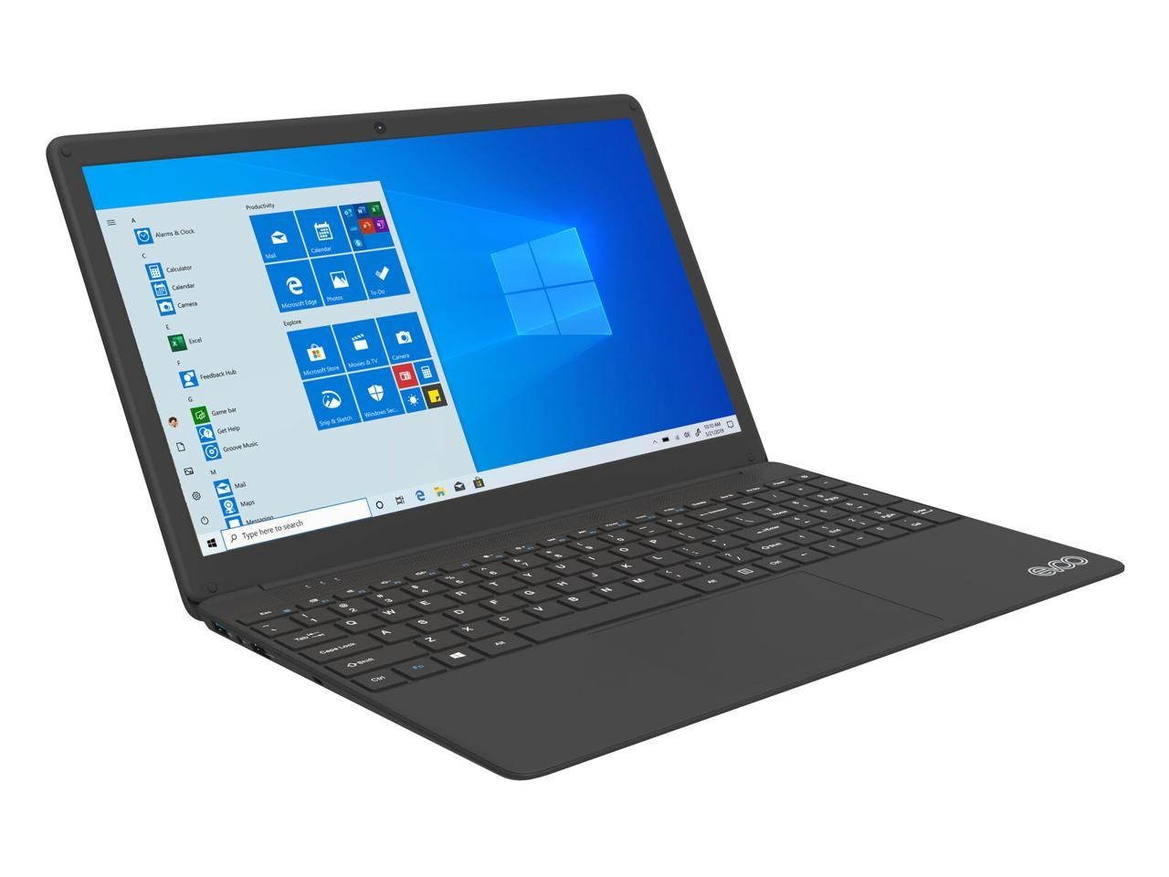 EVOO 15.6" FHD Ultra Thin Intel&reg; Core&trade; i7 8GB Memory, 256GB SSD, Windows 10 Home, Black Laptop Notebook EVC156-1BK