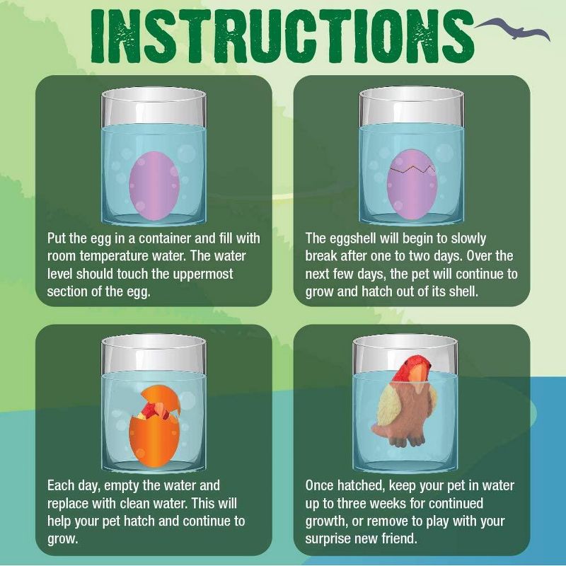 Animal Planet Super Grow Rain Forest Eggs - Monkey, Cobra, & Panther, Set of 3