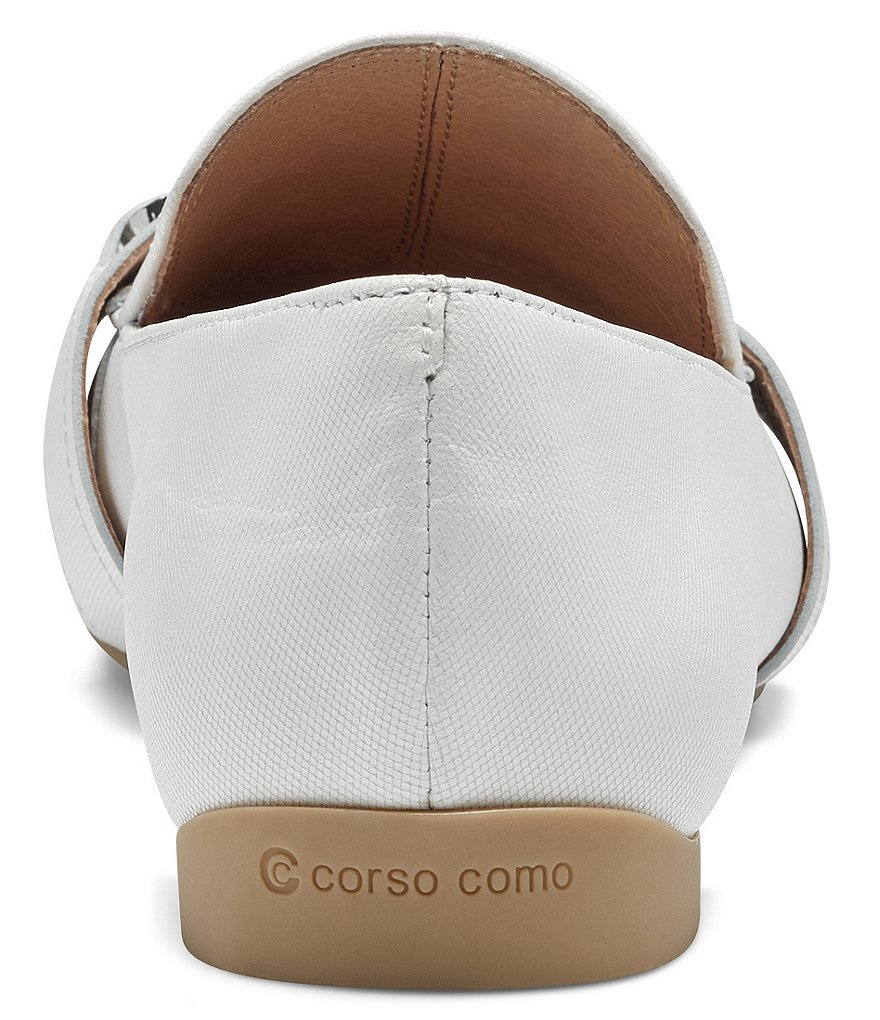 CC Corso Como Karri Leather Chain Link Detail Loafers