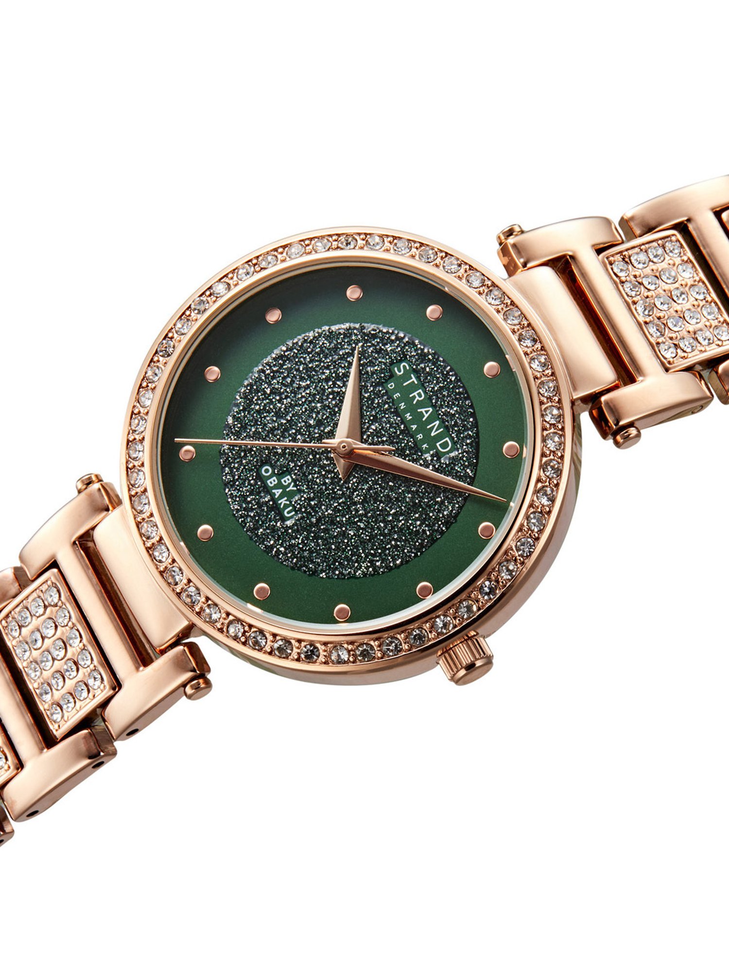 Strand By Obaku S713LXVESV-DB Brooke Mint Analog Watch for Women