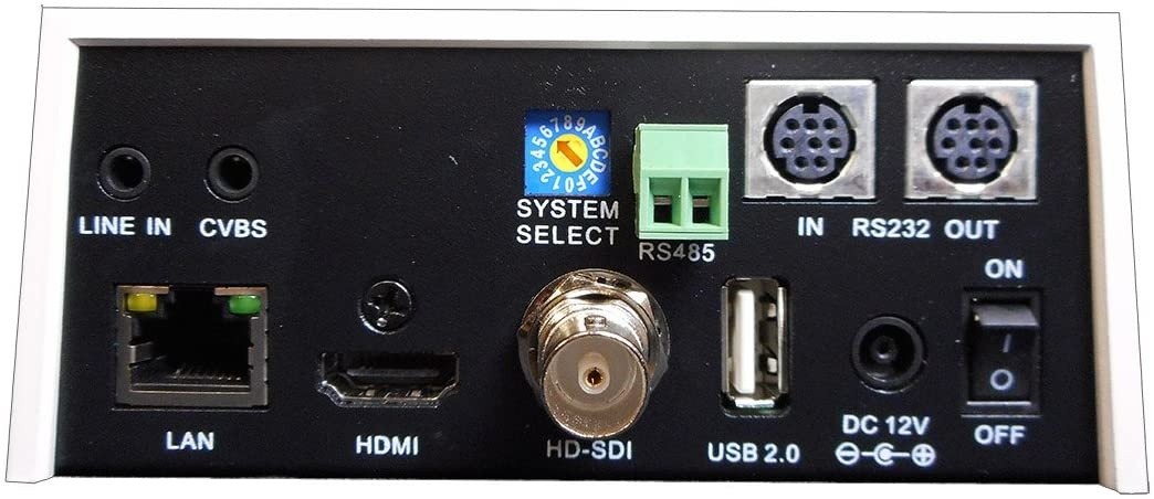 PTZOptics-20X-SDI GEN-2 PTZ IP Streaming Camera with Simultaneous HDMI and 3G-SDI Outputs - White