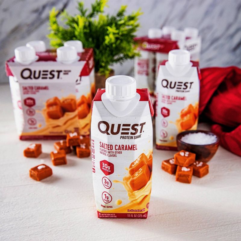 Quest Ready To Drink Protein Shake - Salted Caramel - 44 fl oz/4ct