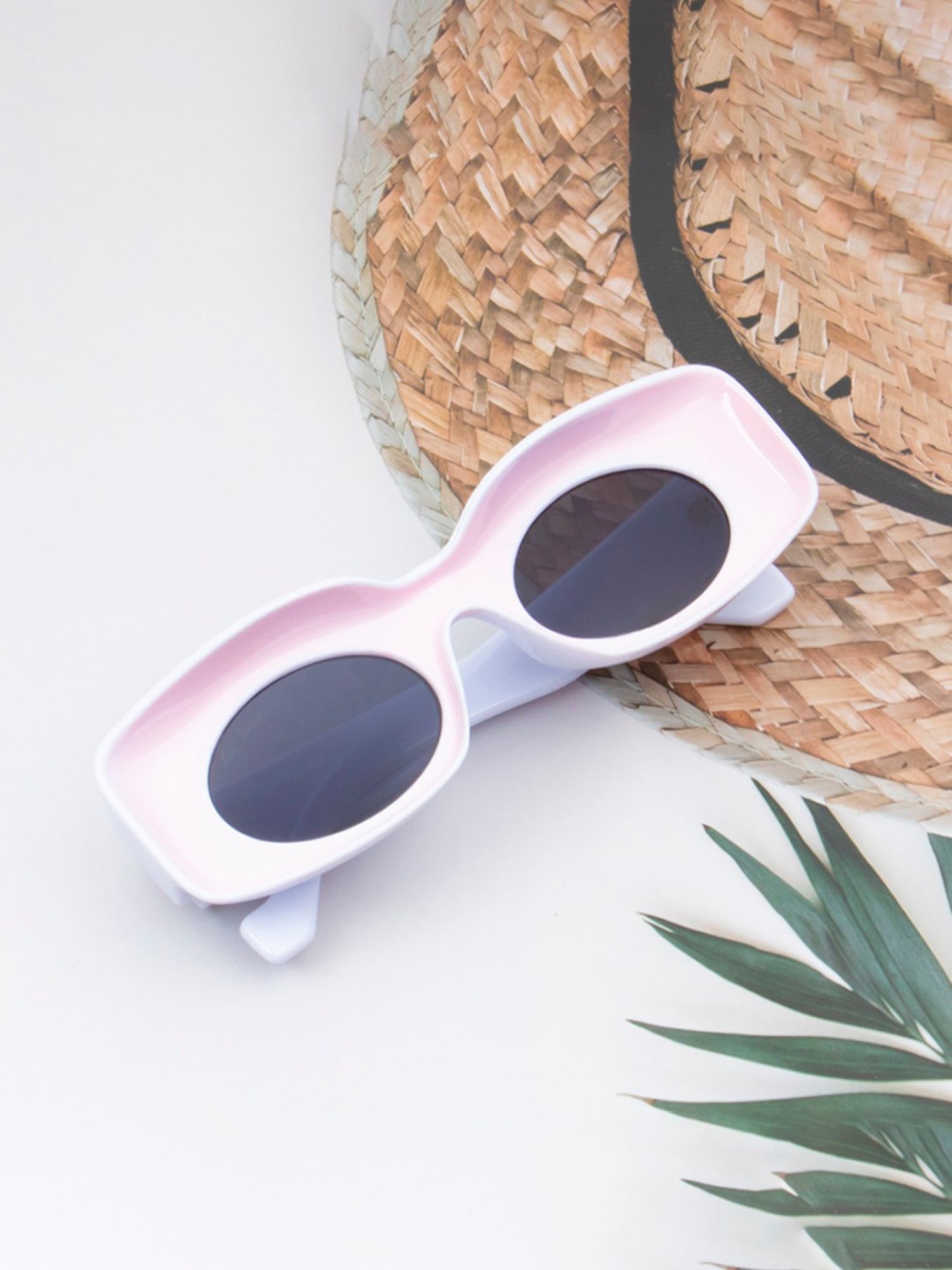 Ted Smith Grey Square UV Protection Unisex Sunglasses