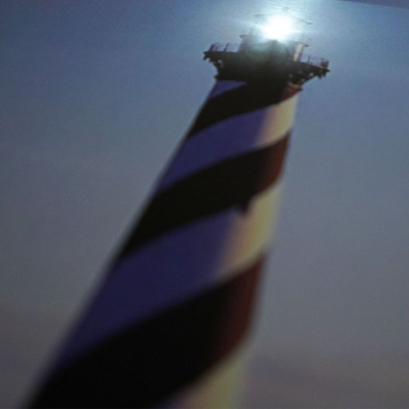 Northlight LED Lighted Lighthouse Seaside Beach Scene Canvas Wall Art 15.75" x 23.5"