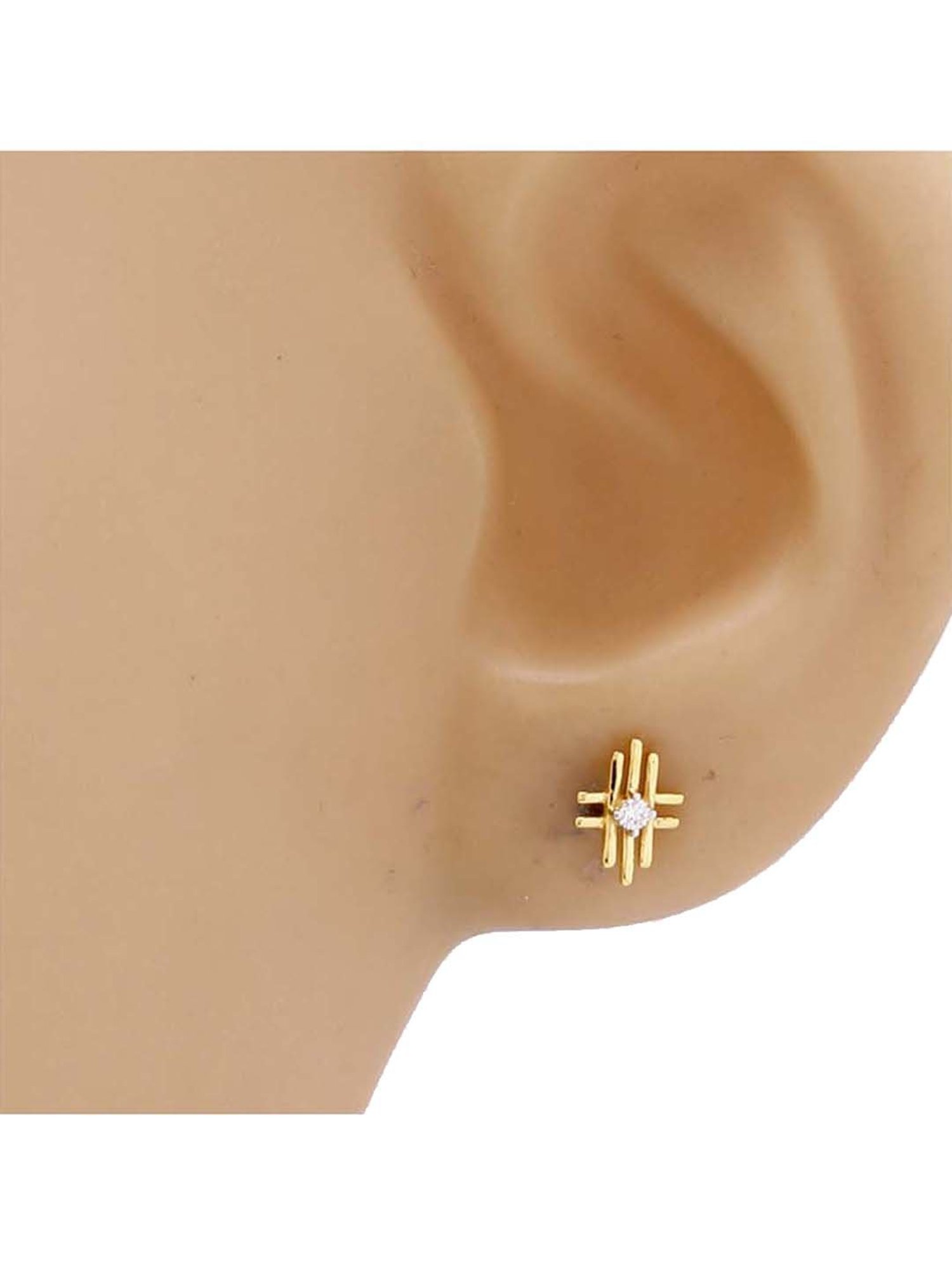 Waman Hari Pethe Jewellers 18k Gold & Diamond Earrings for Women