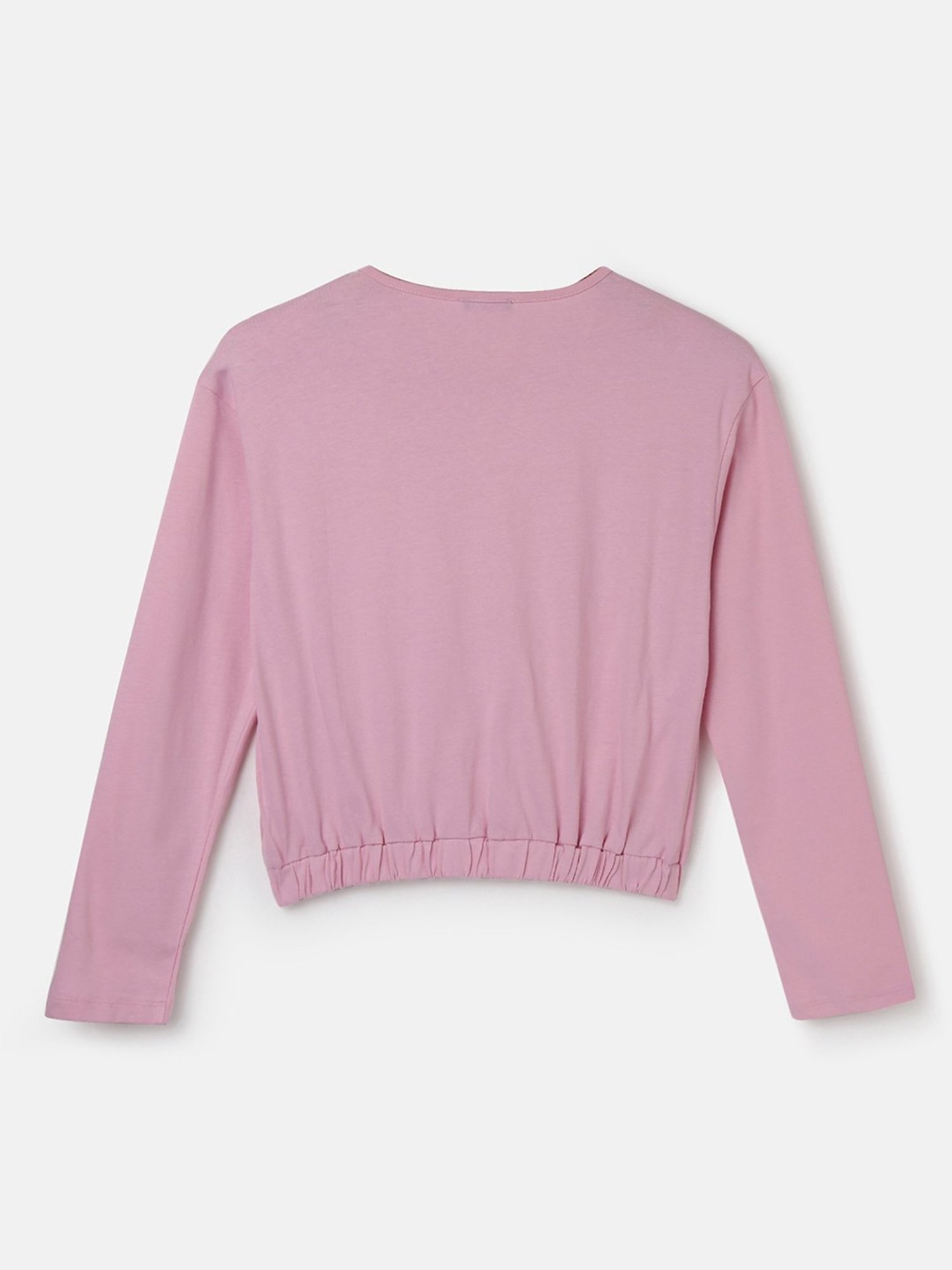 KIDS ONLY Anthracite Black Cotton Printed T-Shirt