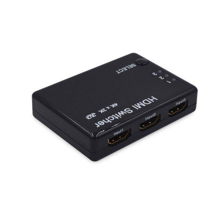 HDMI 3 in 1 switch supports 4k * 2k 3D mobile phone connected to the TV display converter