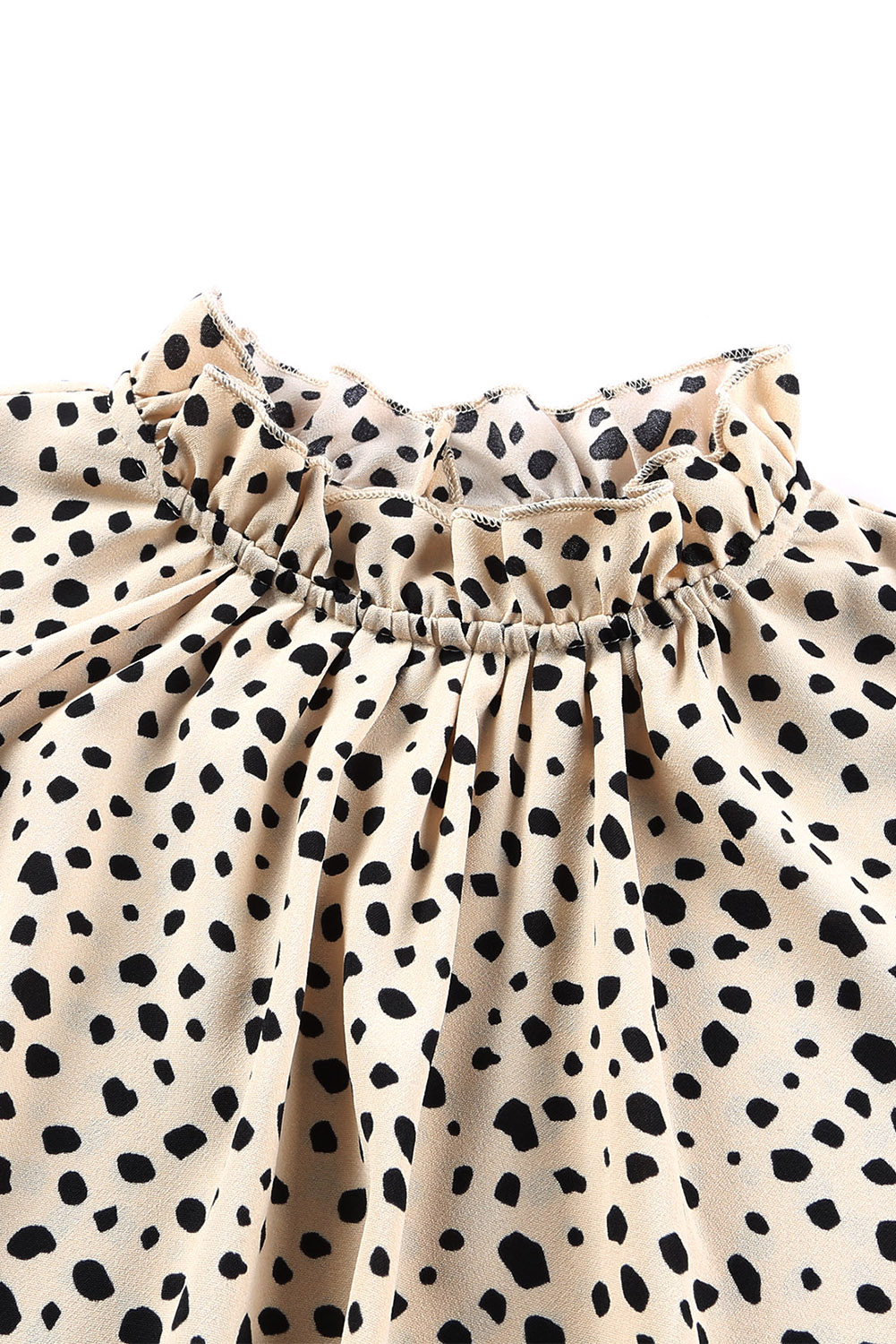 One World Apparel Jacquard Square Neck Short Sleeve Ivory Multi Floral Print Top