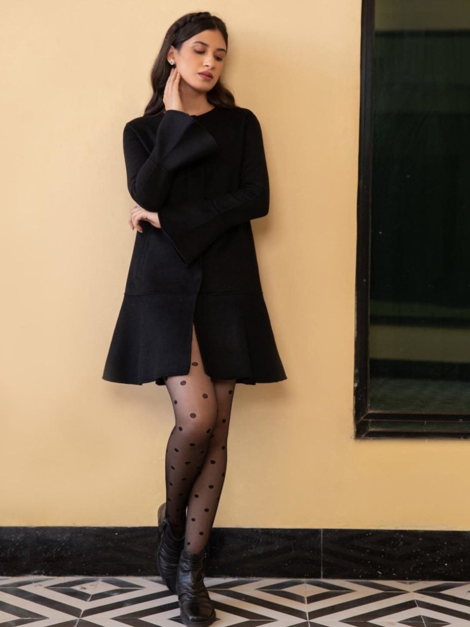 BInfinite Black Classy Blazer Dress