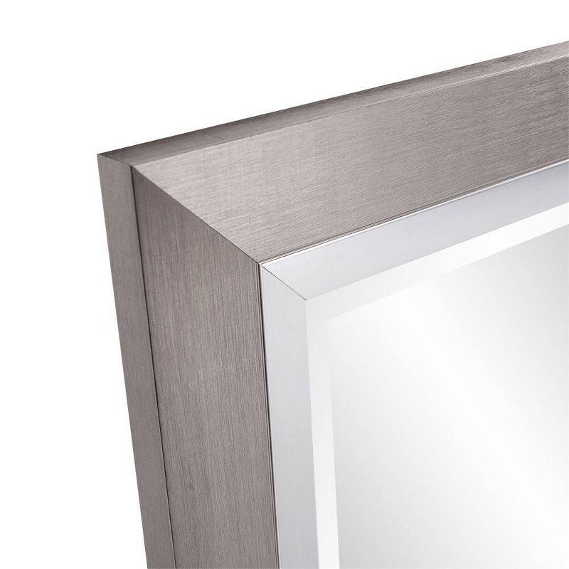 Square Chicago Decorative Wall Mirror Silver - Howard Elliott