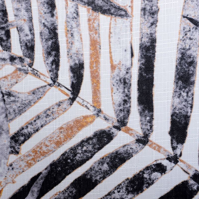 Rainforest Palm Shower Curtain Black/Gray - Moda at Home