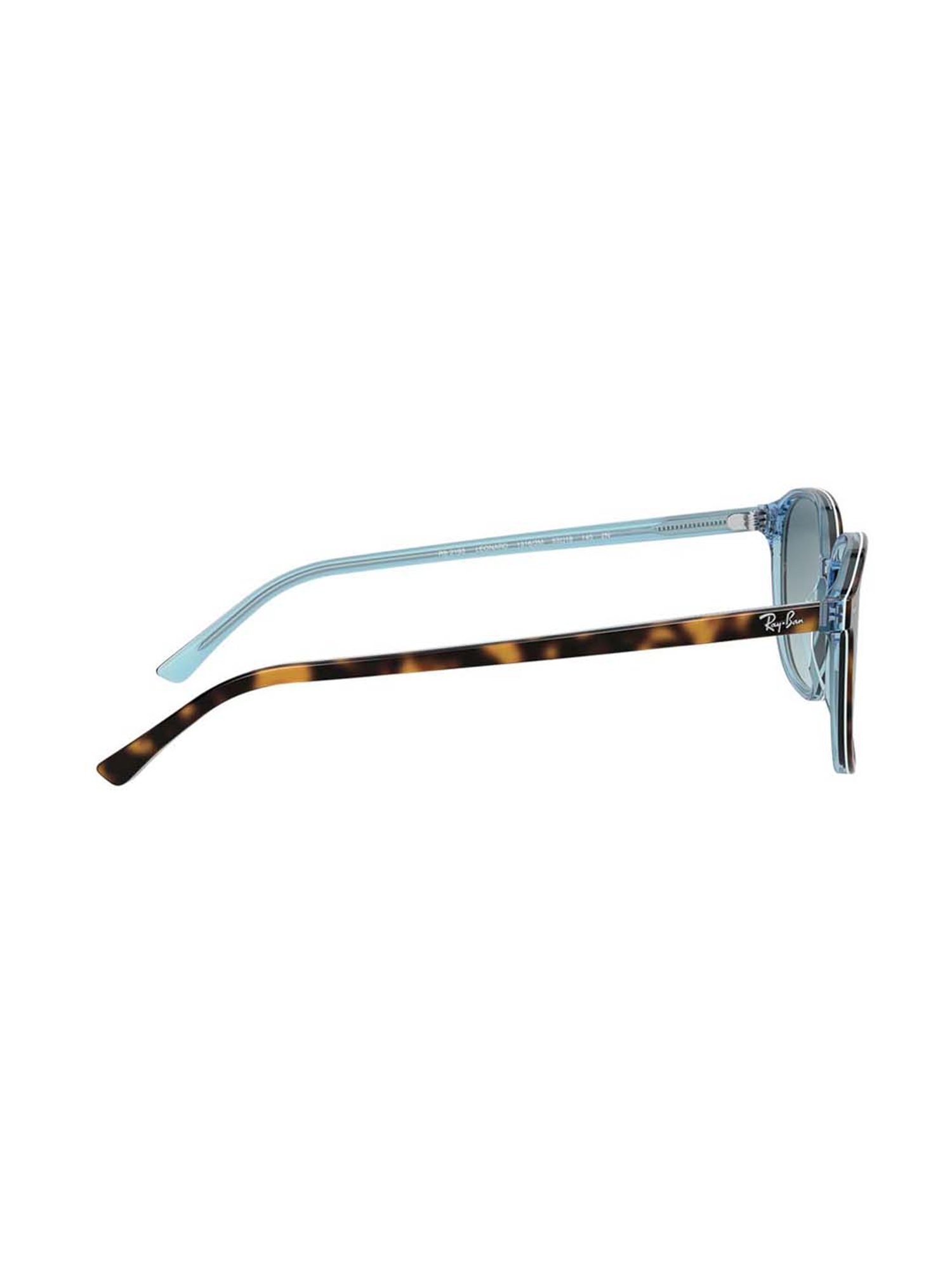 RAY-BAN Unisex Gradient Blue Lens Square Sunglasses - 0RB219313163M51