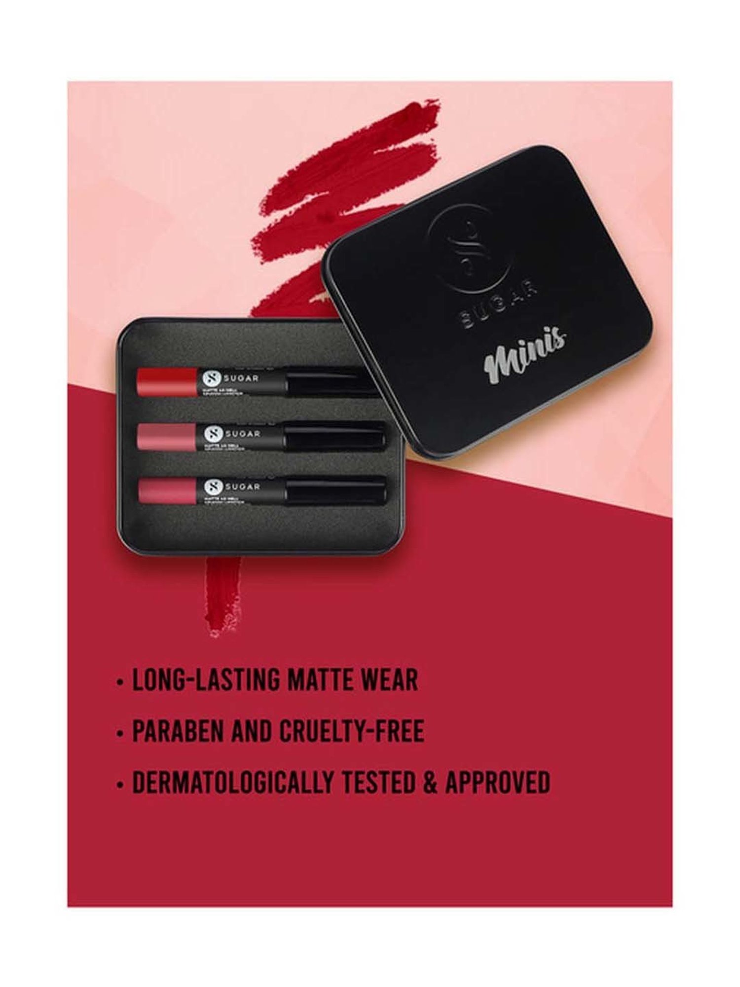 Sugar Cosmetics Matte As Hell Mini Sets - Bold