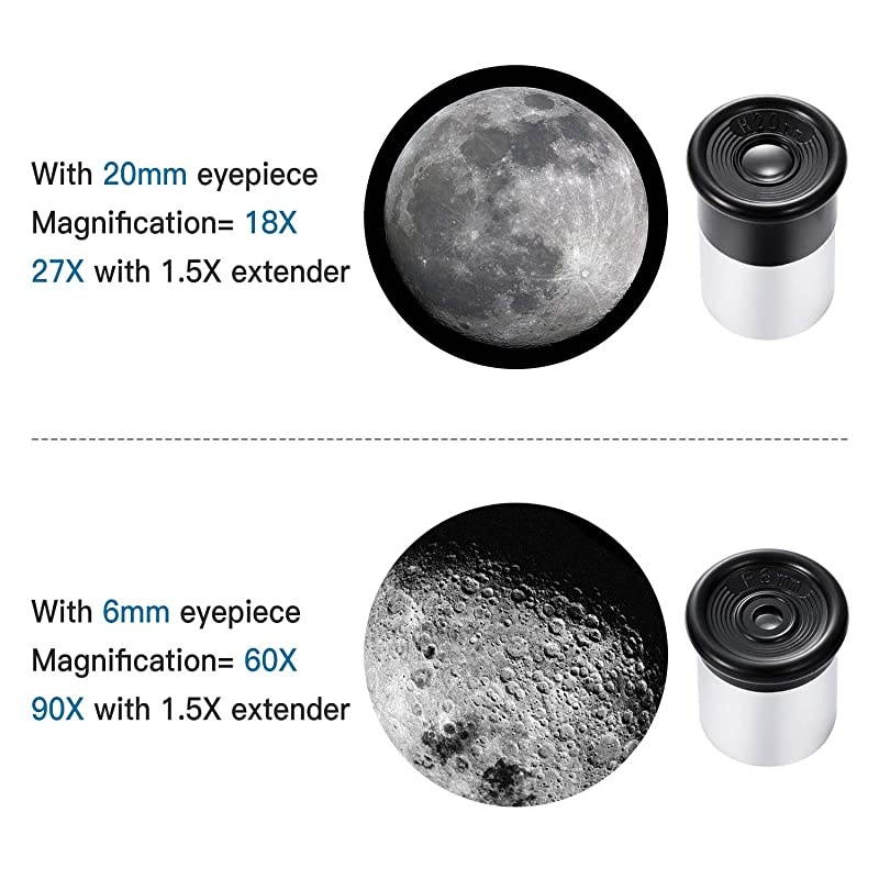 Astronomical Telescope for Kids 90X HD Zoom 36050mm Refractor with Tripod for Beginners Childrens  Small 2