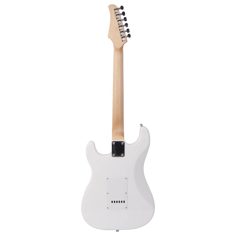 Rose Wood Fingerboard Electric Guitar White +Gigbag +Cord+Strap+Accessor