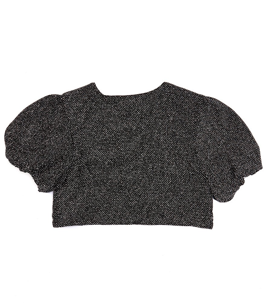 Poppies and Roses Big Girls 7-16 Disco-Dot Sequin Shrug