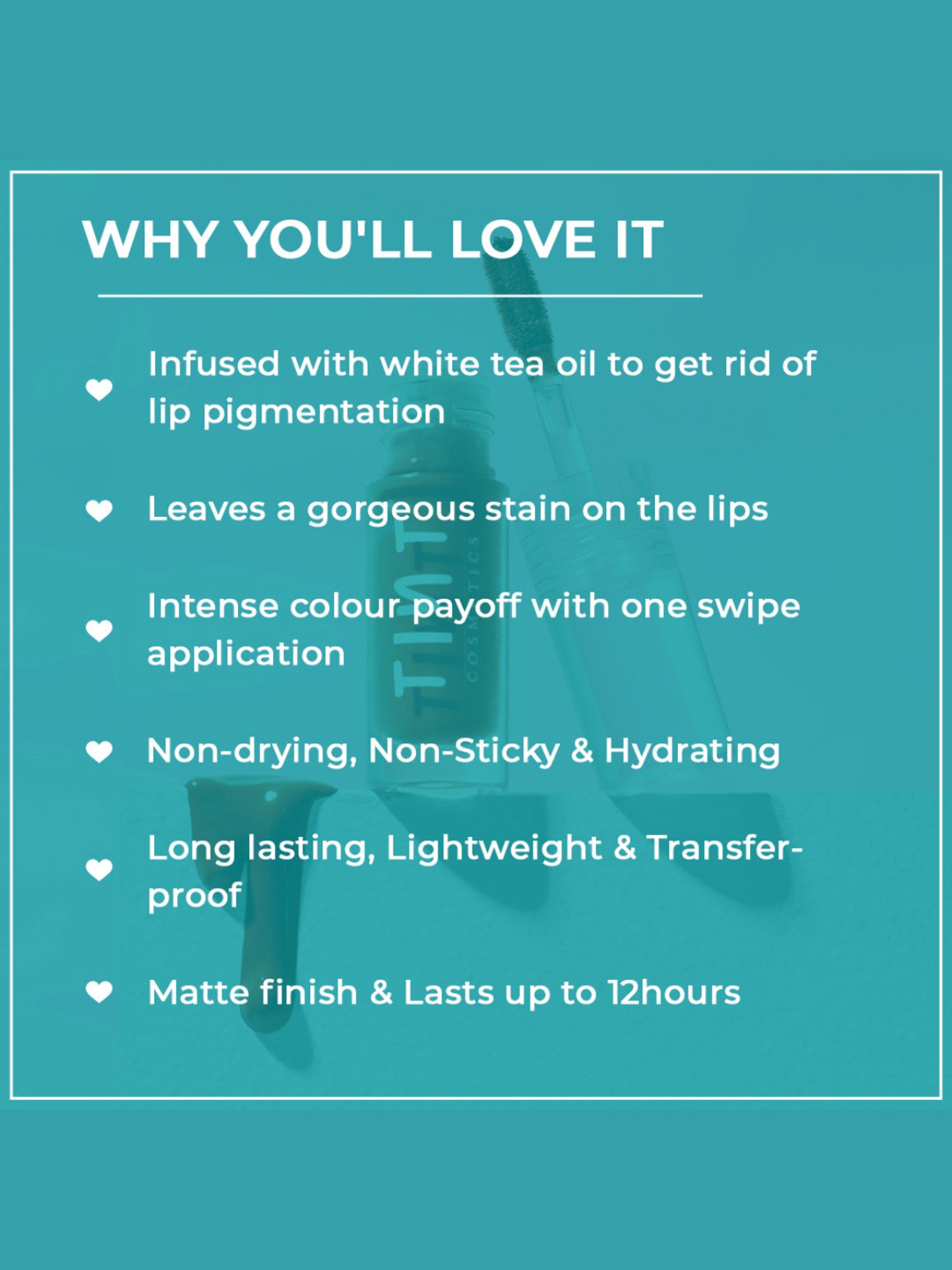 Tint Cosmetics Liquid Lip Stain Guava - 2.5 ml