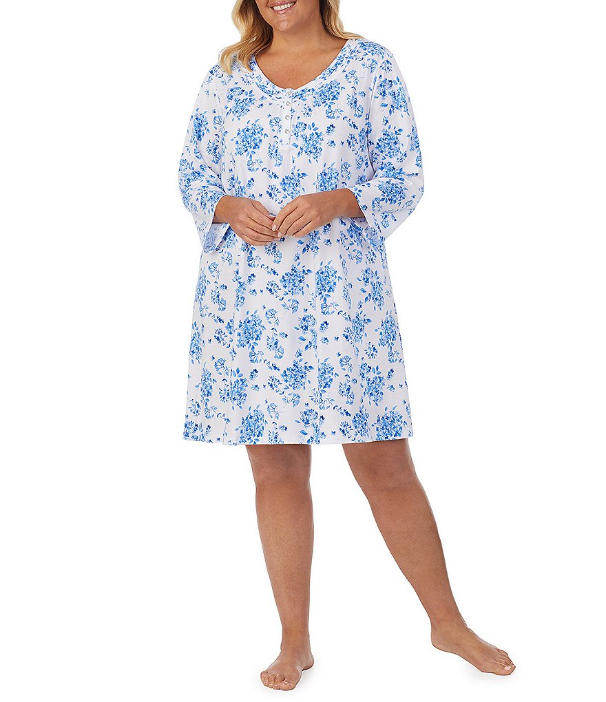 Rya Plus Darling Scoop Neck Charmeuse & Lace Solid Chemise