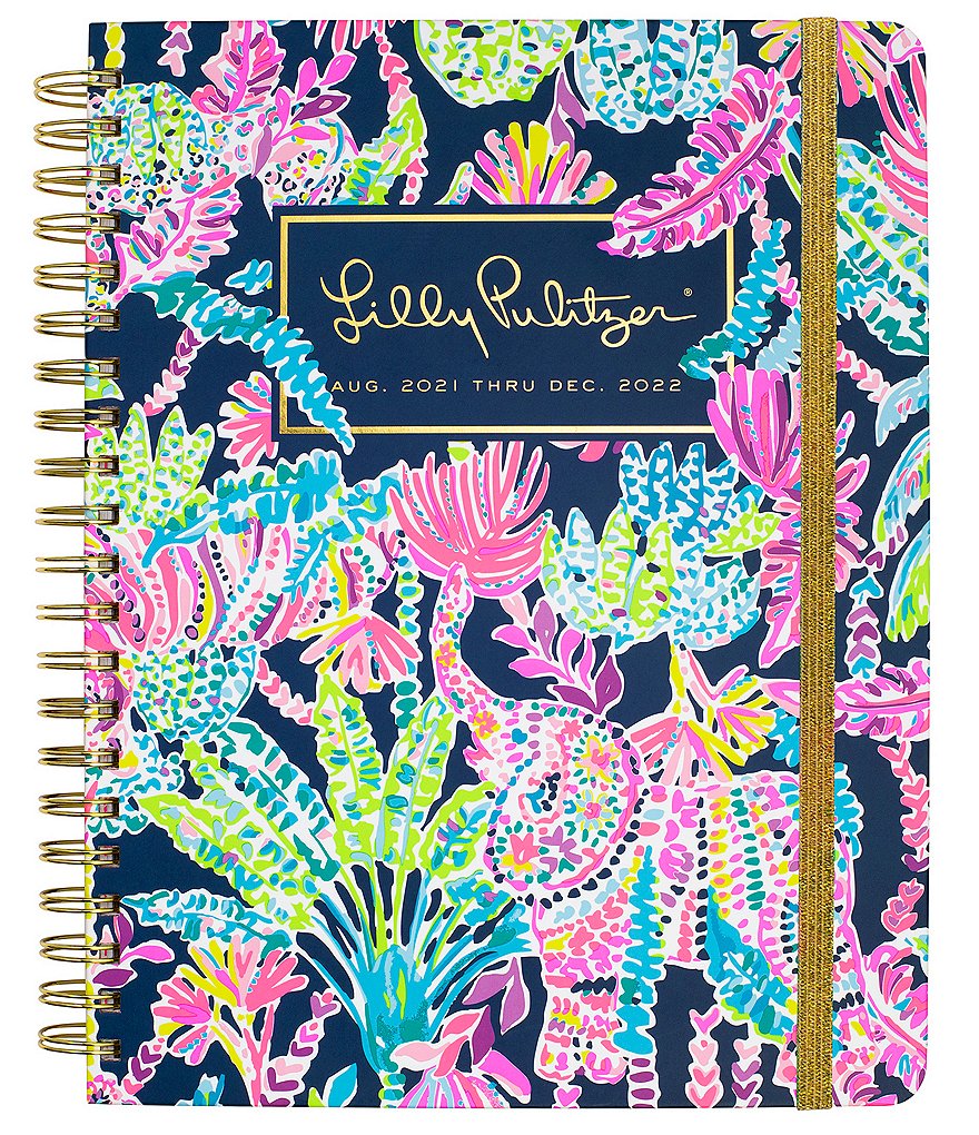 Lilly Pulitzer Cabana Cocktail 17 Month Large Agenda