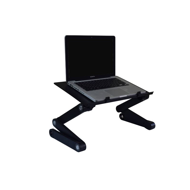 Workez Professional Adjustable Laptop Stand & Lap Desk Black - Uncaged Ergonomics