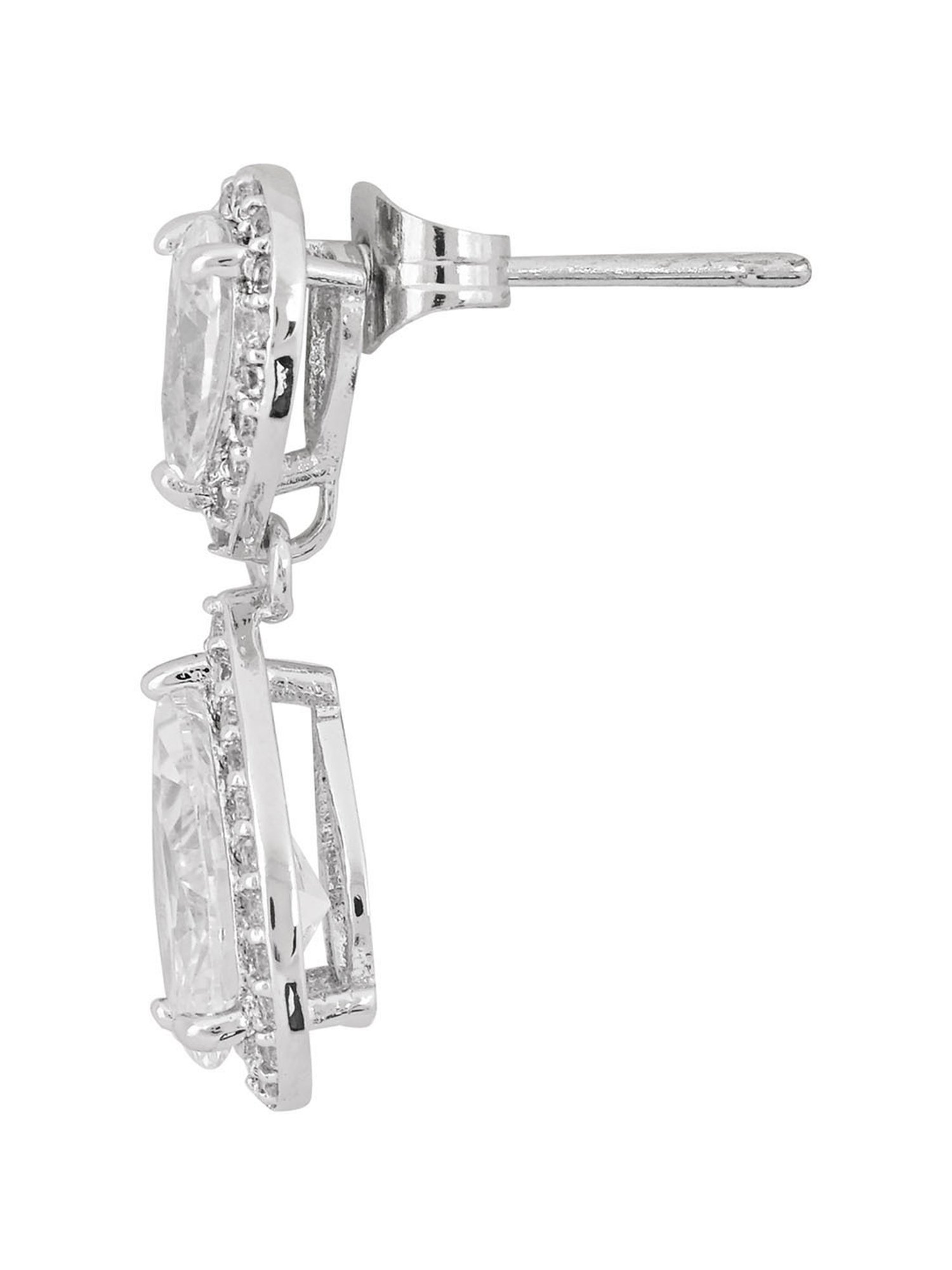 The Real Effect London 800 Silver Earrings for Women