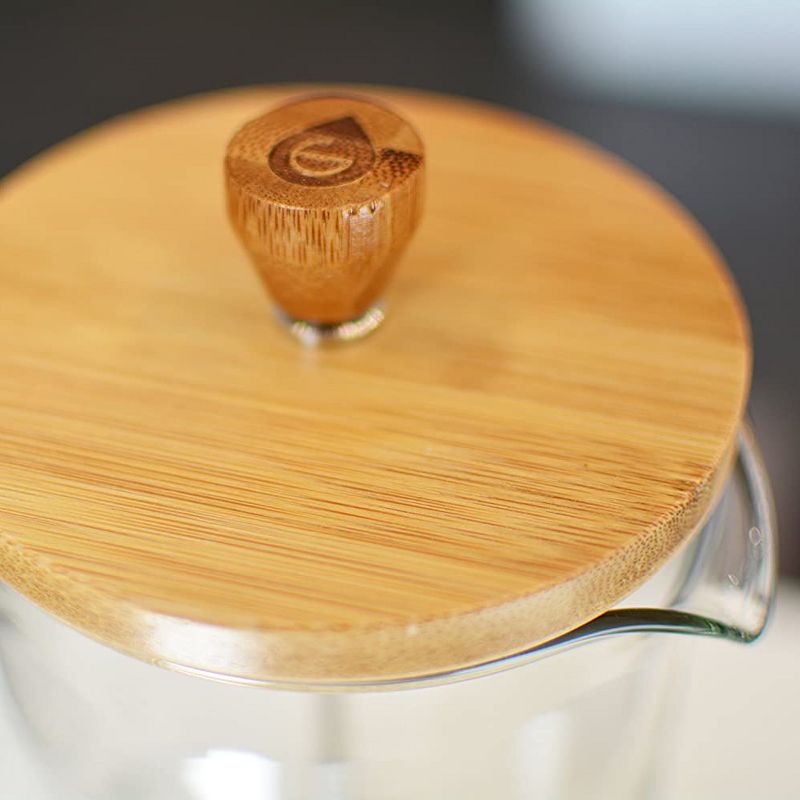 GROSCHE MELBOURNE Eco Friendly French Press Coffee Maker with Bamboo Cork, 34 fl oz. Capacity