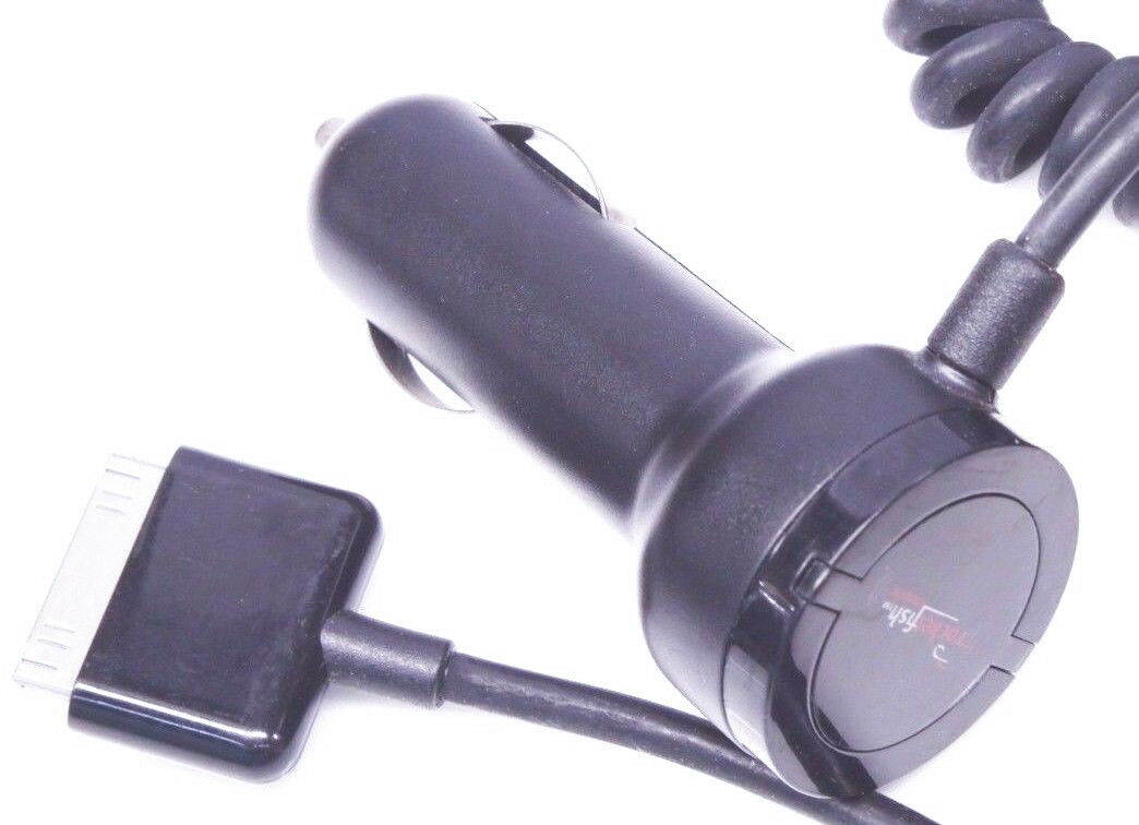 Rocketfish RF-PA455 Car DC Power Adapter Charger 30-Pin 5V 3.1A for iPad iPod