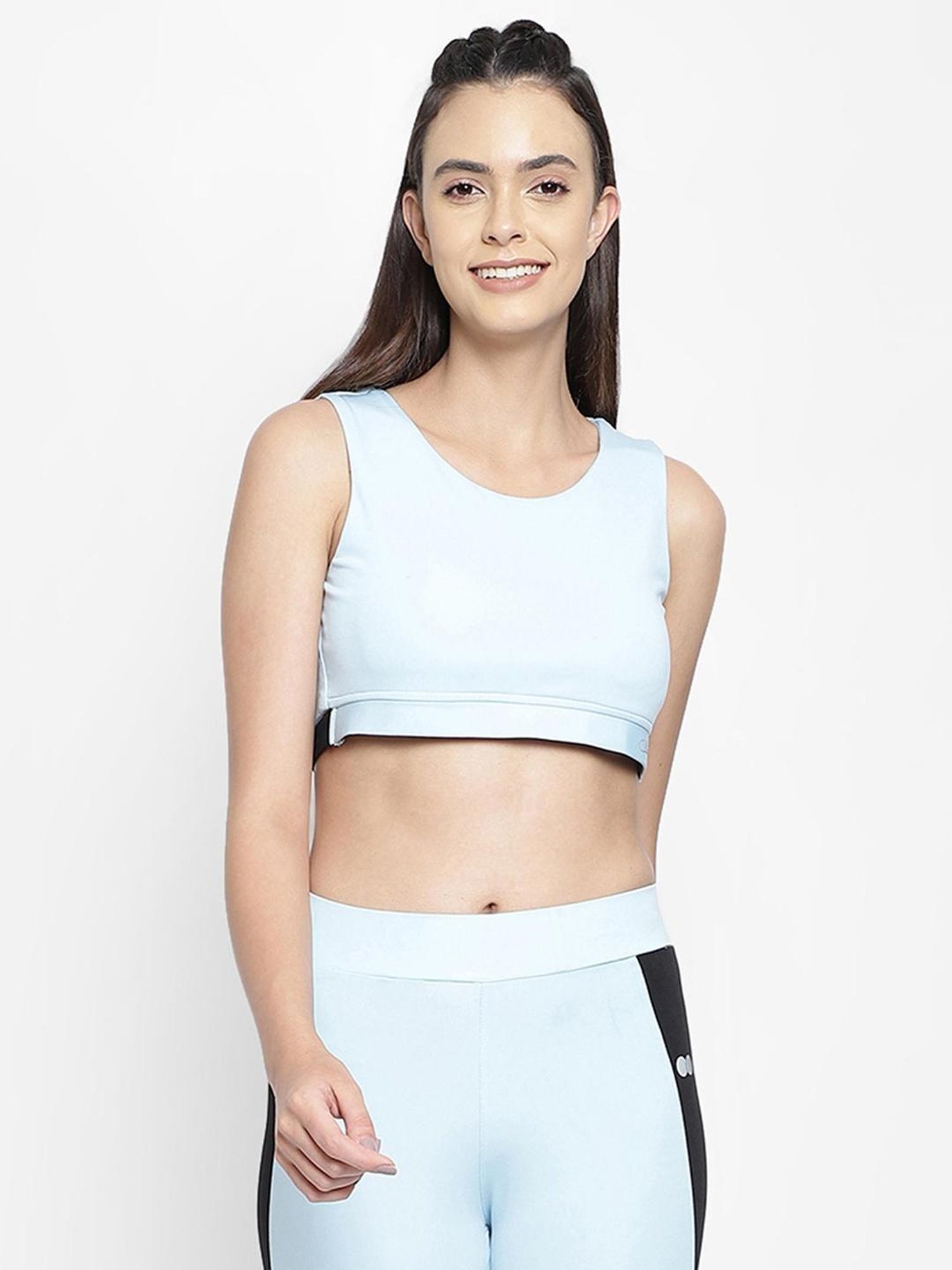 Clovia Multicolor Crop Top (Pack of 2)