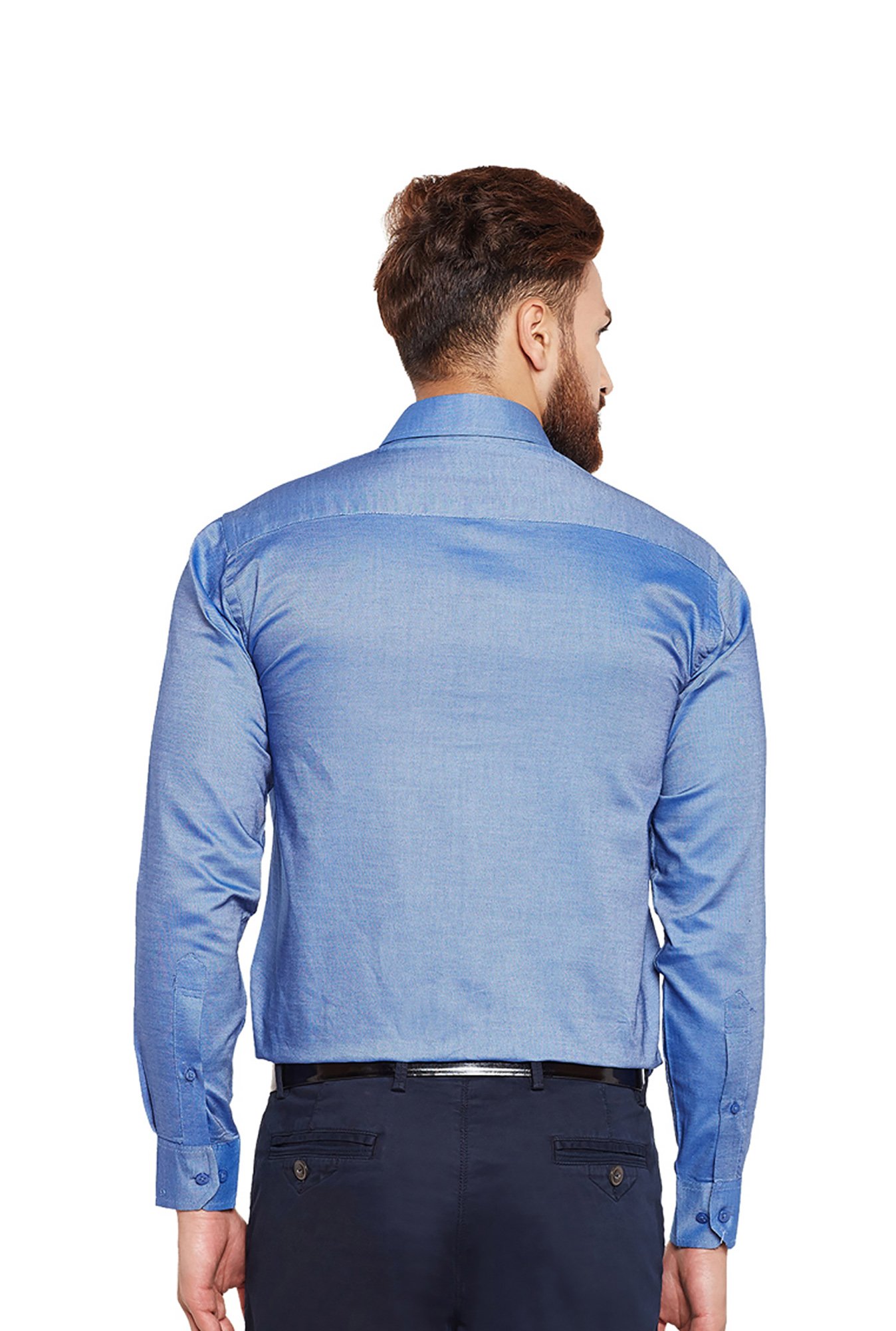 Hancock Blue Slim Fit Shirt