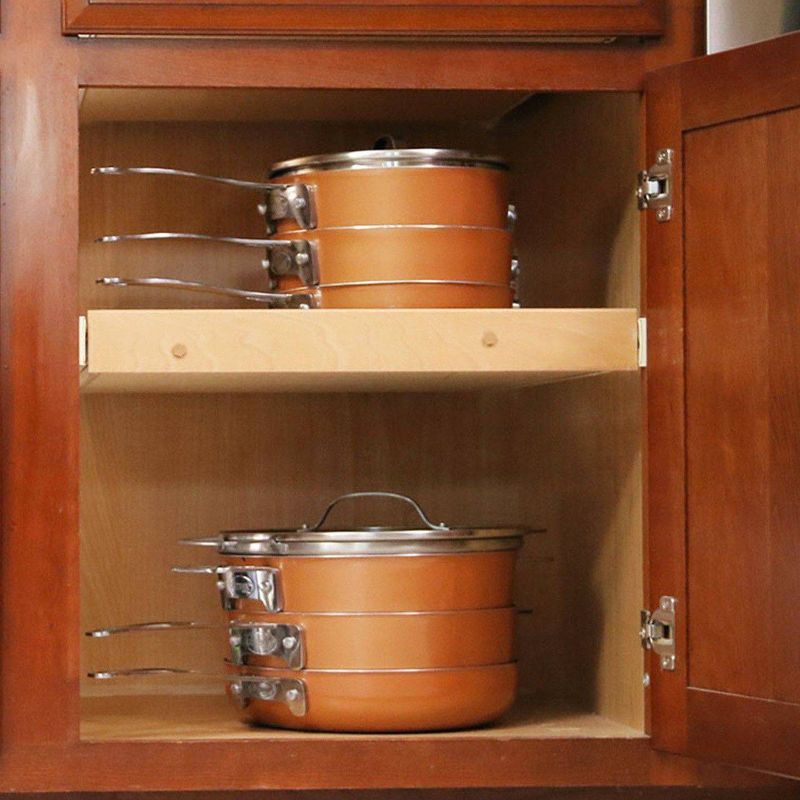 Gotham Steel Cast Textured Copper 15pc Stacking Cookware Set