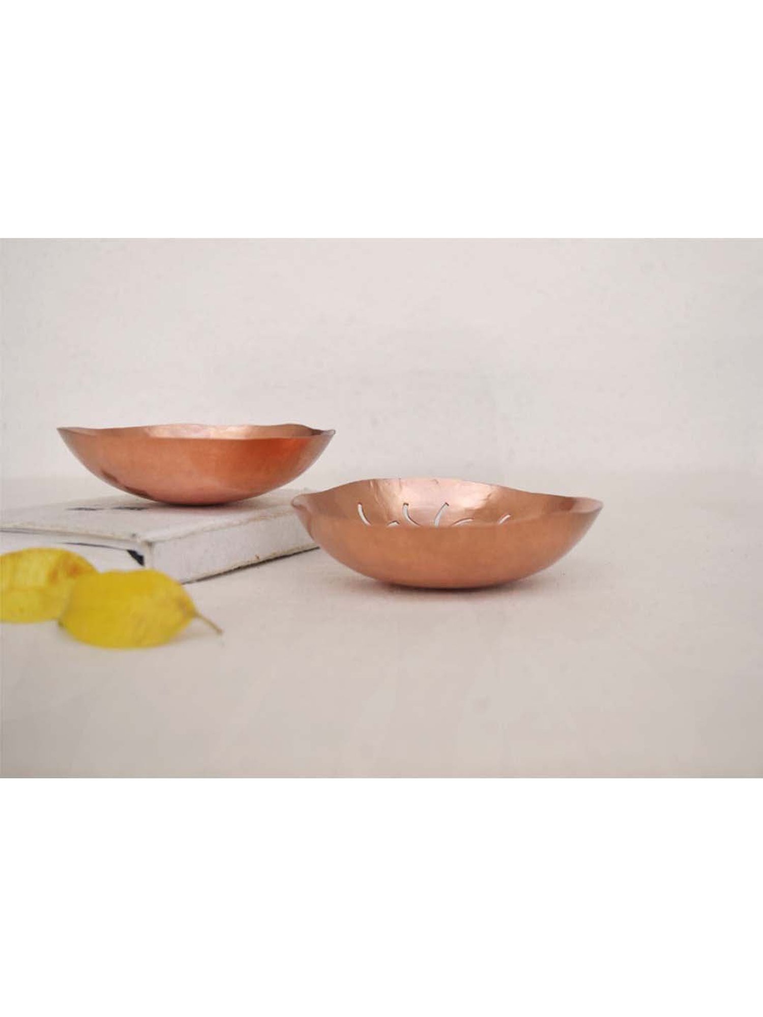 COPPRE Copper Nirvana Tea-Light with Holder - Set of 1