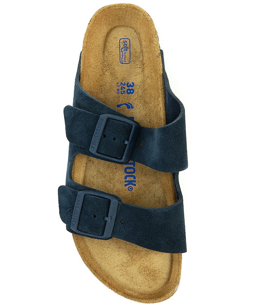 Birkenstock Women's Arizona Suede Dual Adjustable Buckle Strap Sandals
