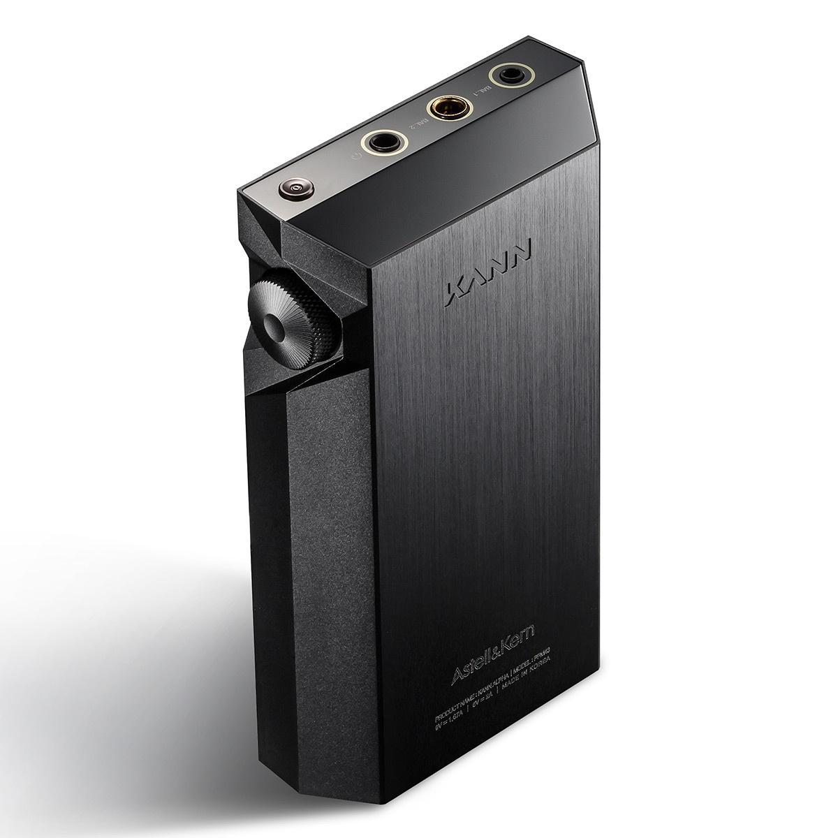 Astell & Kern KANN ALPHA Dual DAC Music Player with Leather Protective Case (Black)