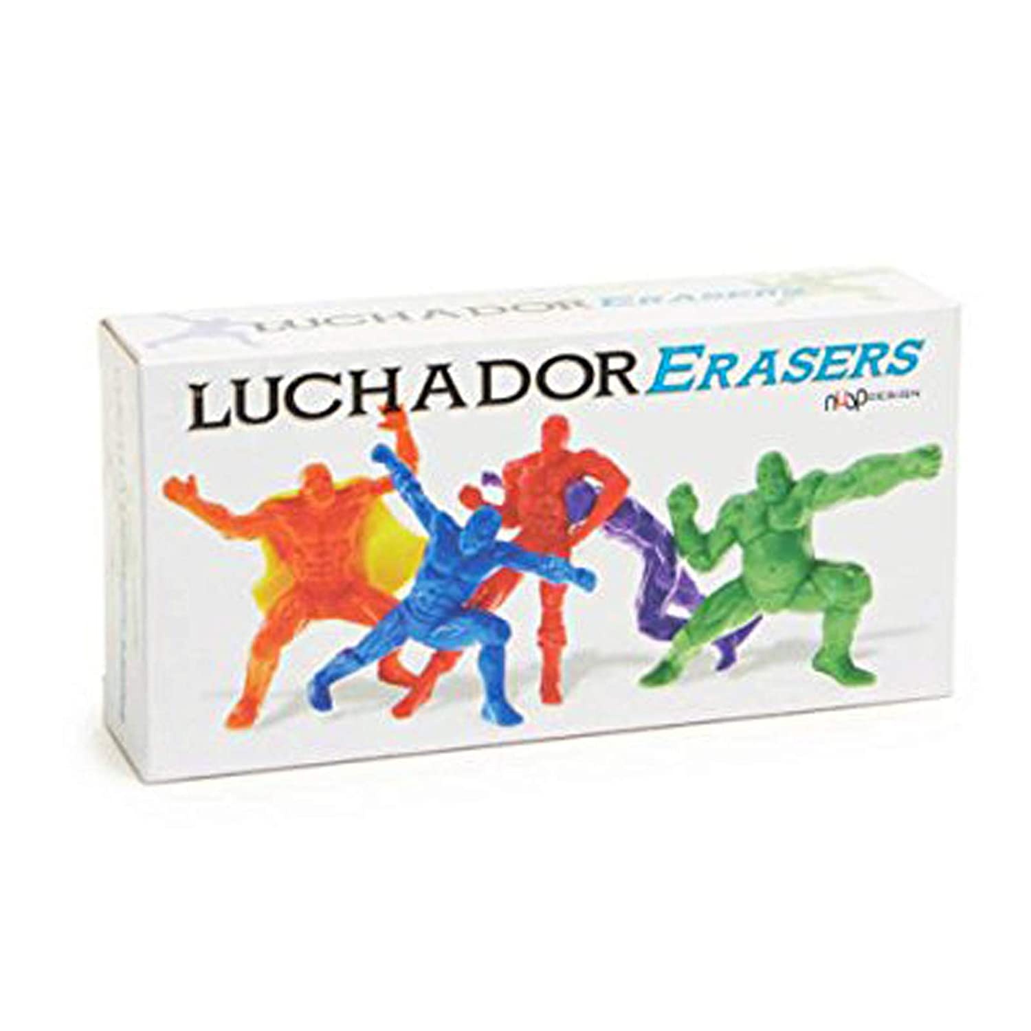5-Pc Luchador Erasers Set